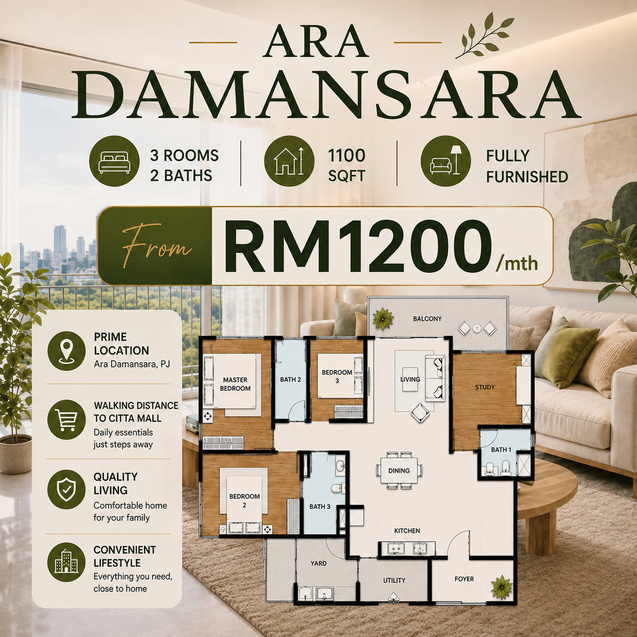 Selangor Real Estate Facebook ad: LAST 30 UNIT!
