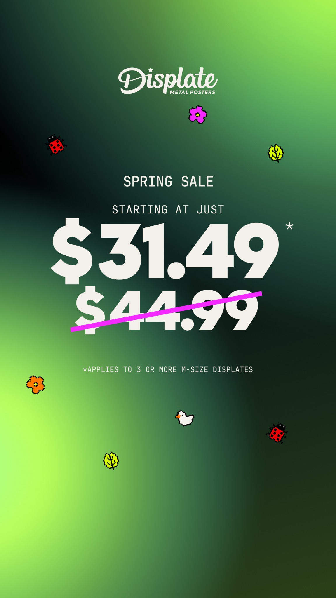 Displate Facebook ad