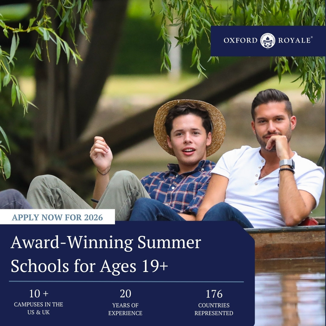Oxford Royale Academy Facebook ad: Book Now for Summer 2026