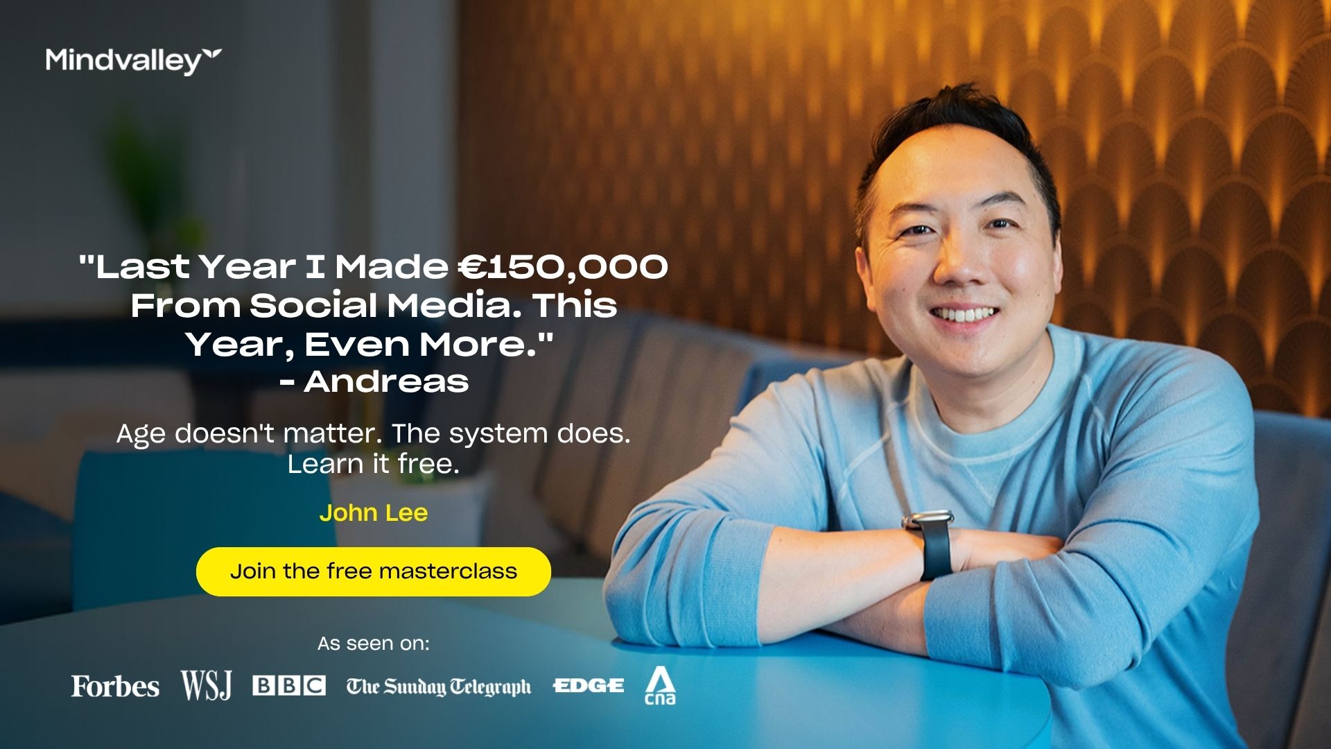 Mindvalley Facebook ad from Apr 20, 2026