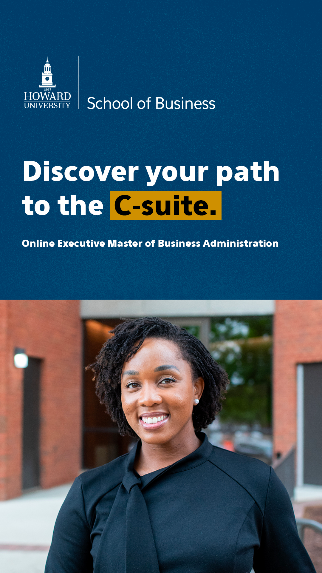 Howard University, School of Business Facebook ad