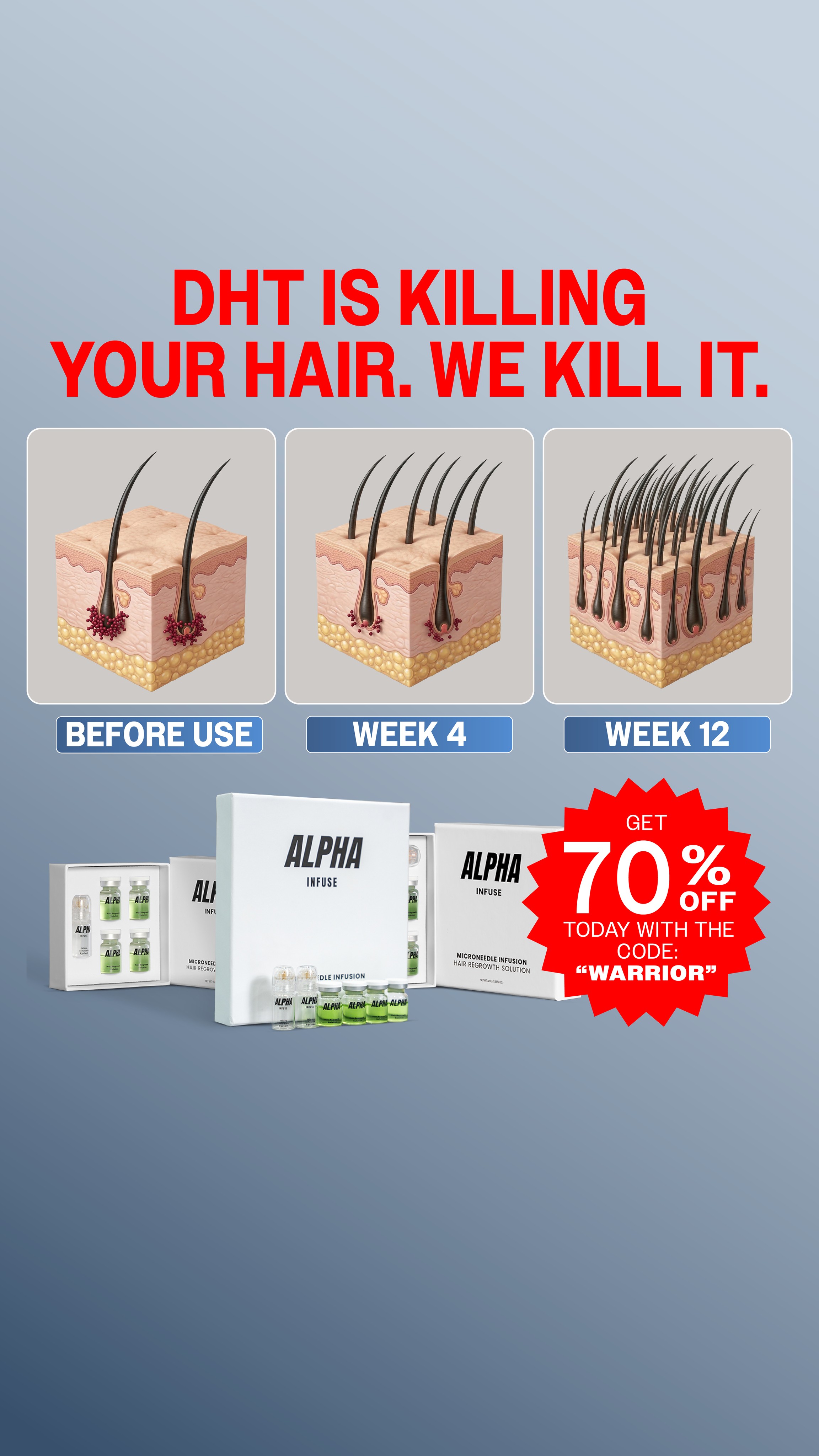 AlphaInfuse Facebook ad
