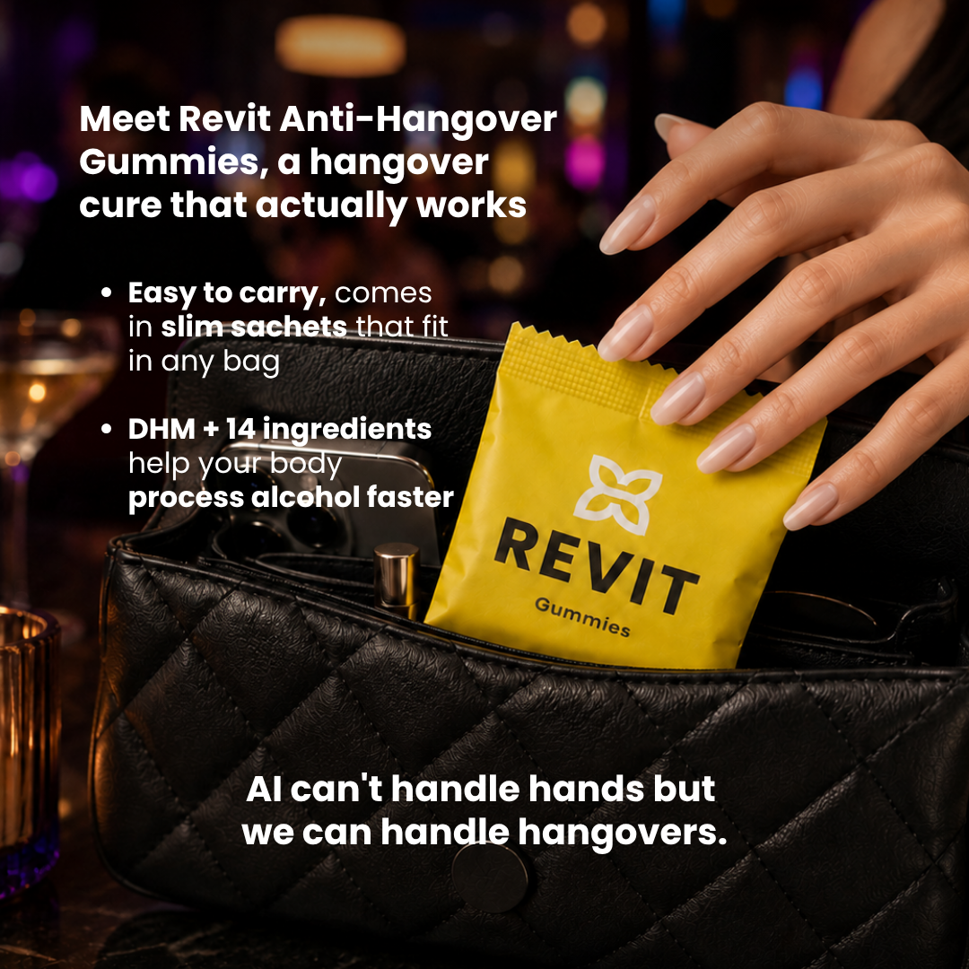 Revit Facebook ad: AI Can't Handle Hands. We Handle Hangovers