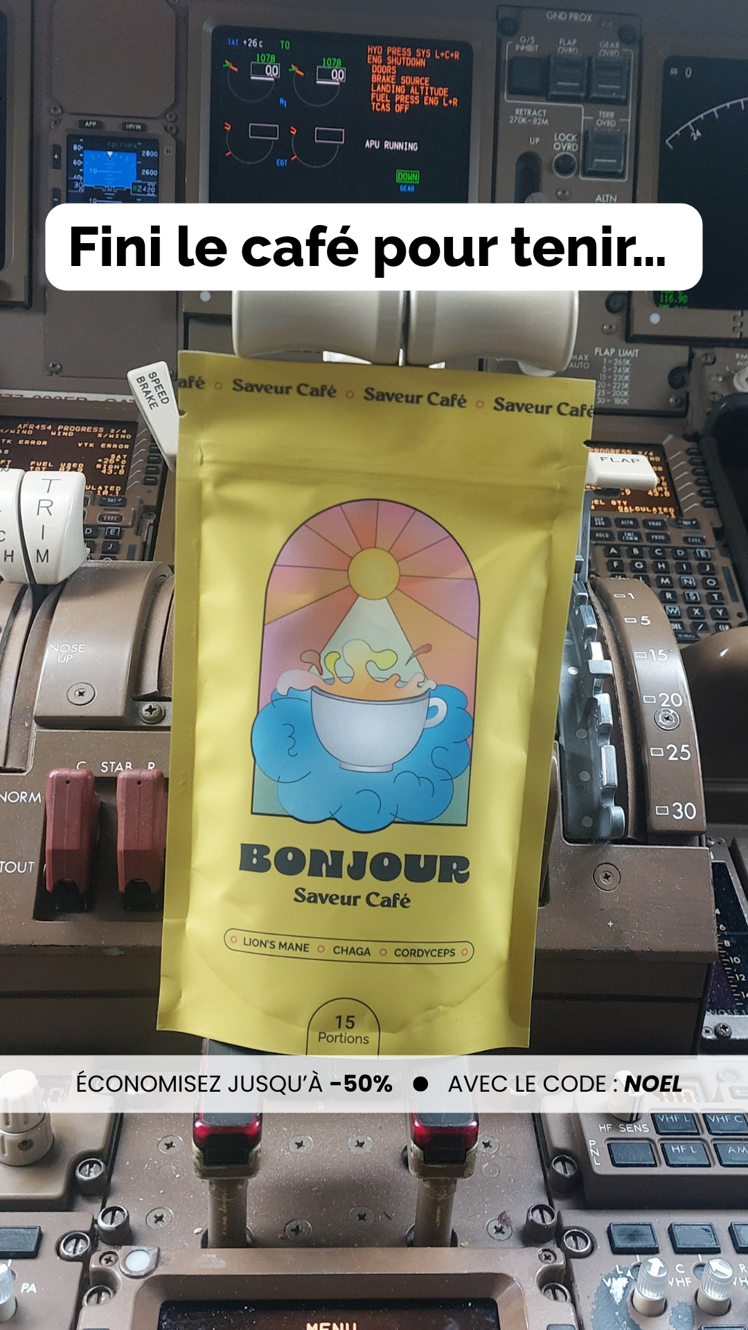 Bonjour Facebook ad
