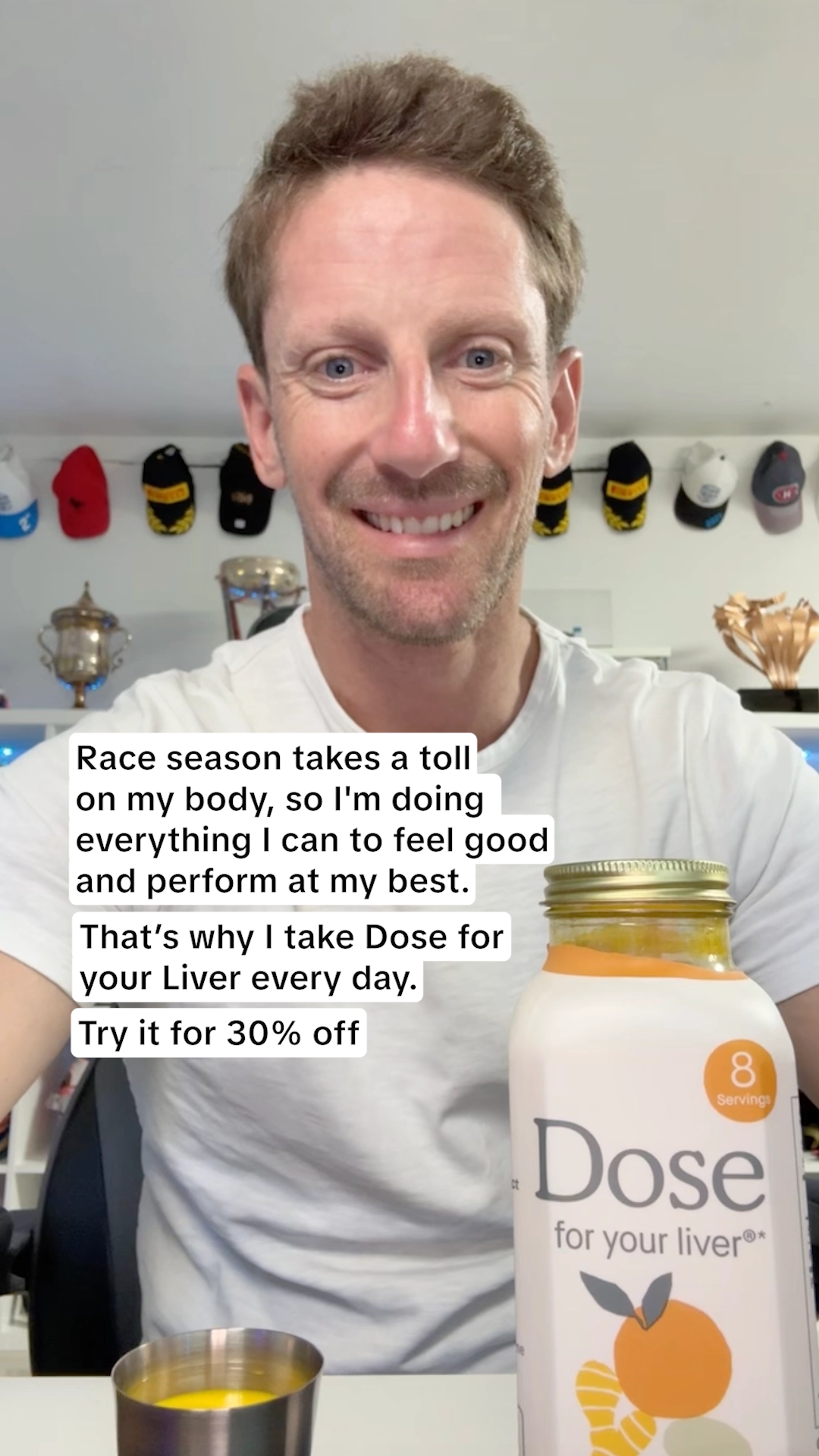 Romain Grosjean Facebook ad