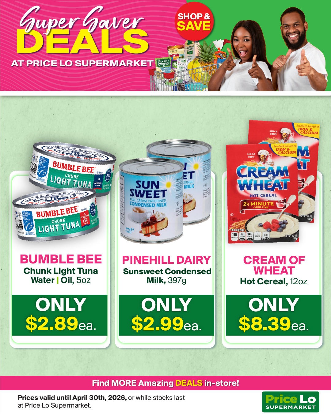 Price Lo Supermarket Facebook ad