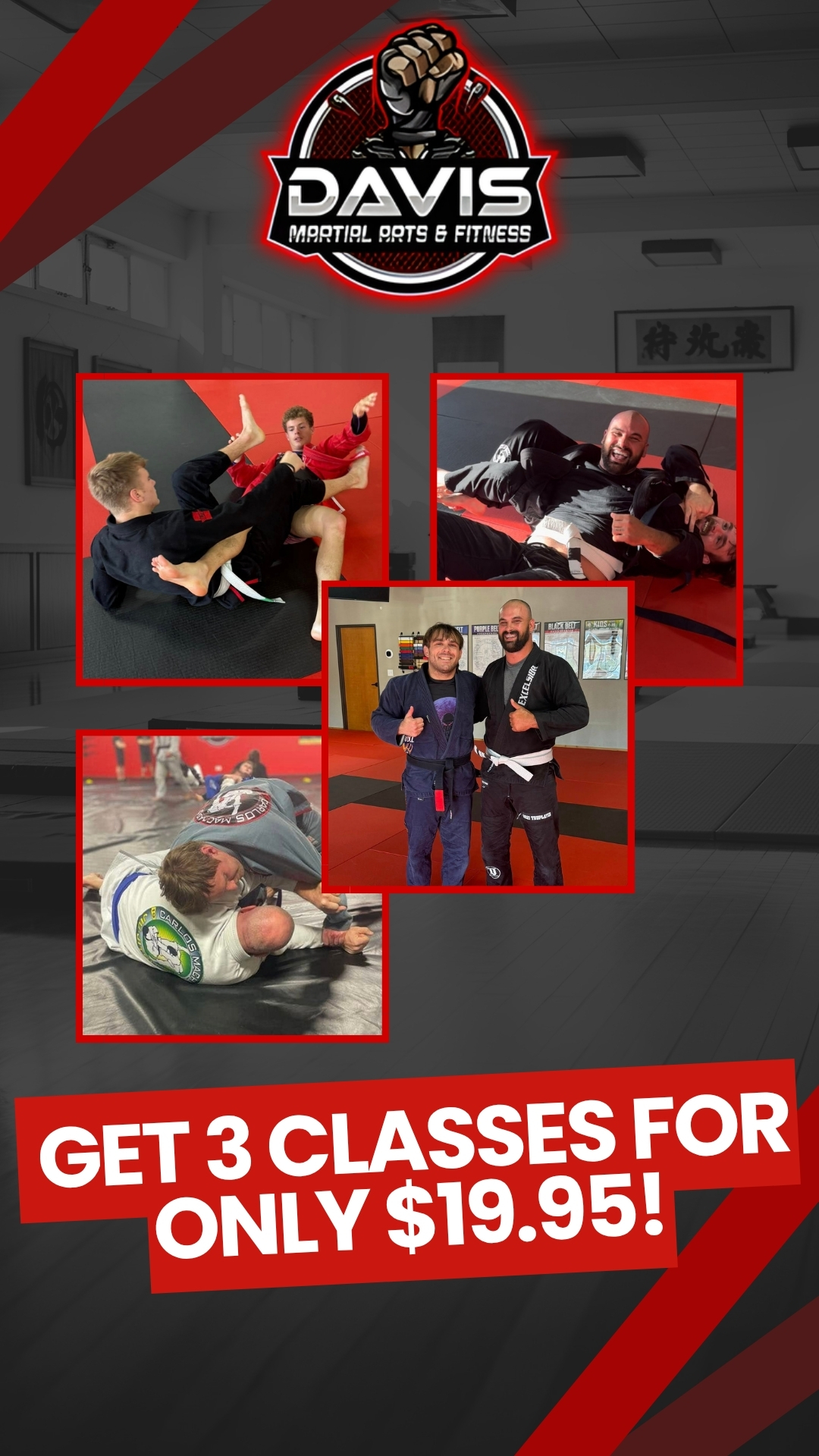 Davis Martial Arts & Fitness Facebook ad