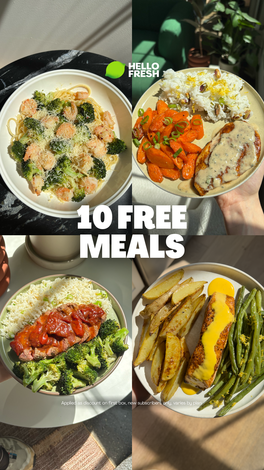 HelloFresh Facebook ad