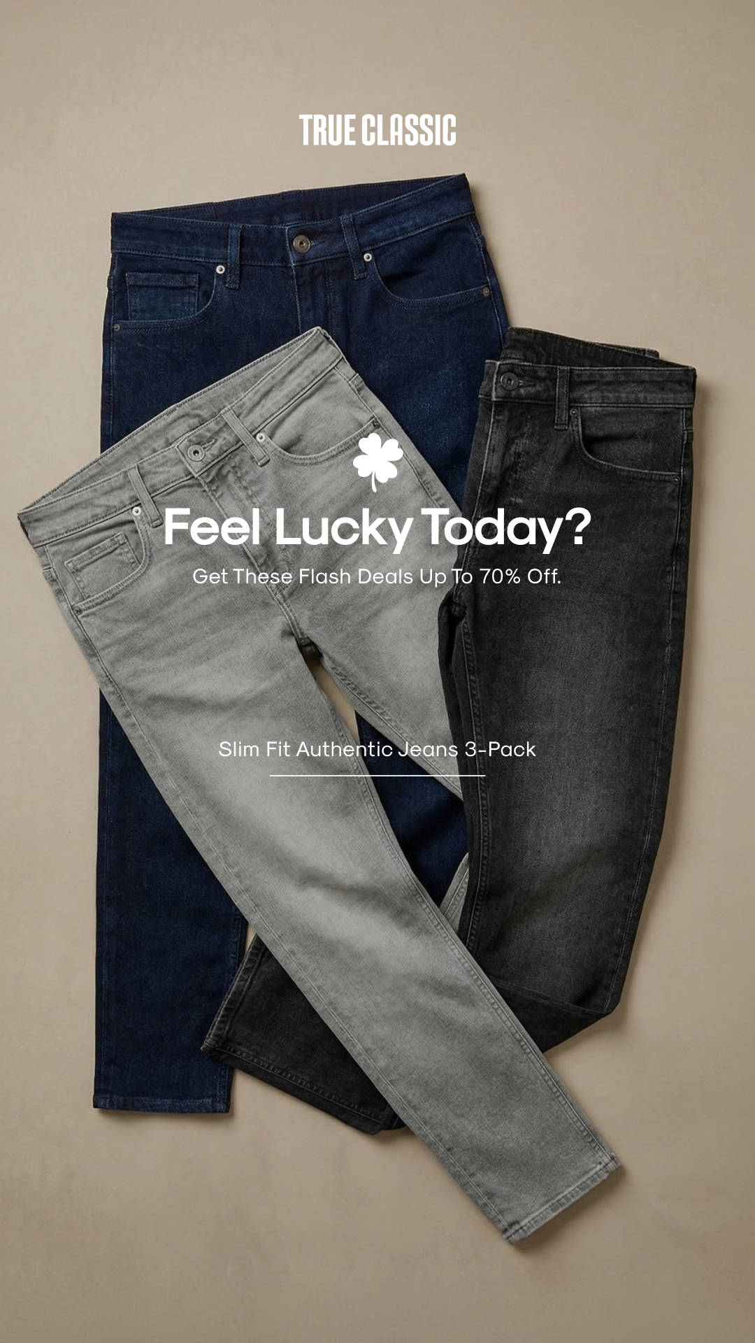 True Classic Facebook ad