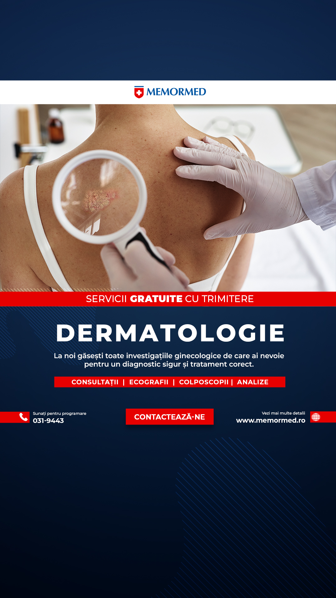 Clinicile Memormed Facebook ad