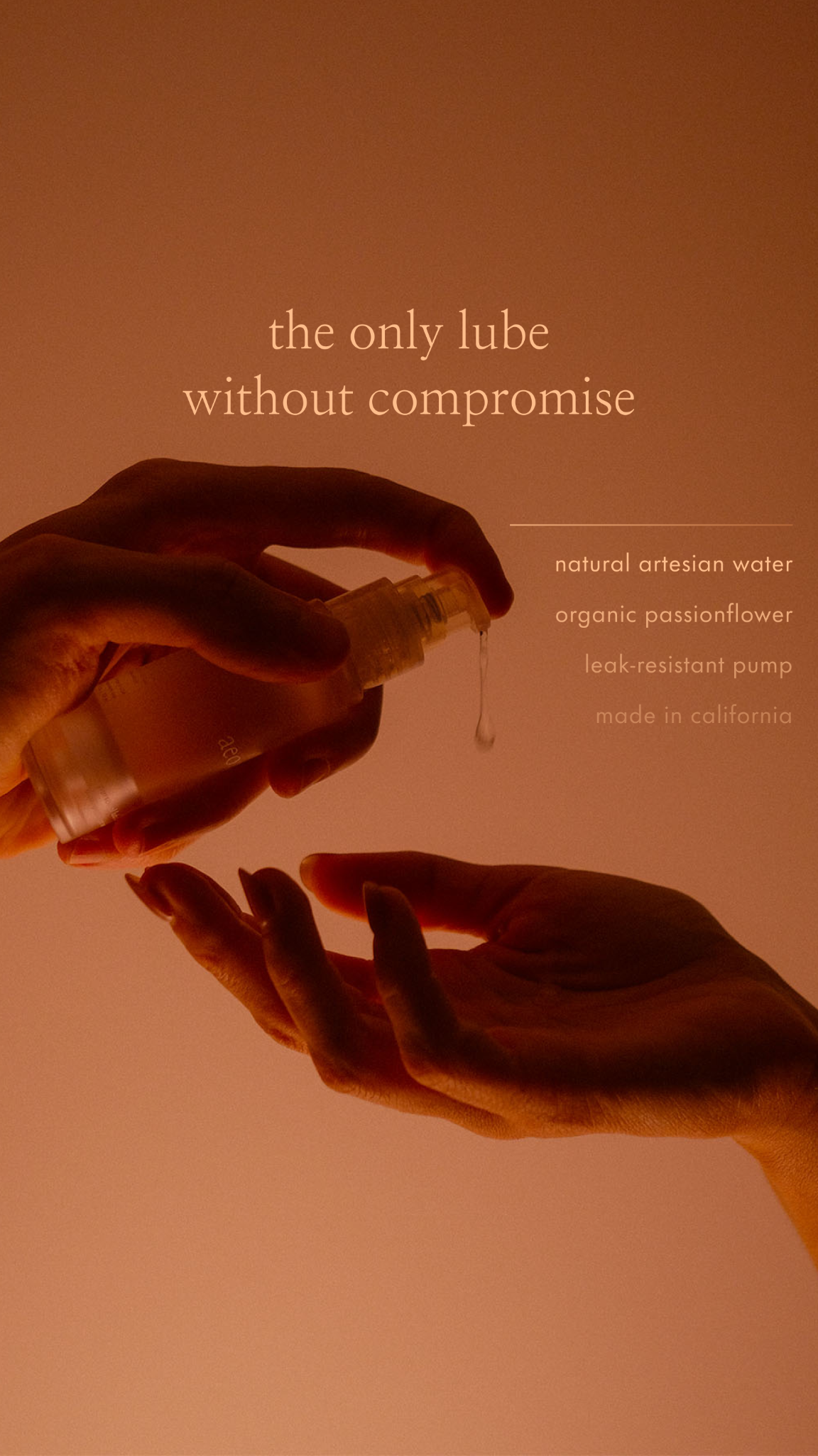 Aeon Bodycare Facebook ad: aeon · Personal Lubricant with Artesian Water