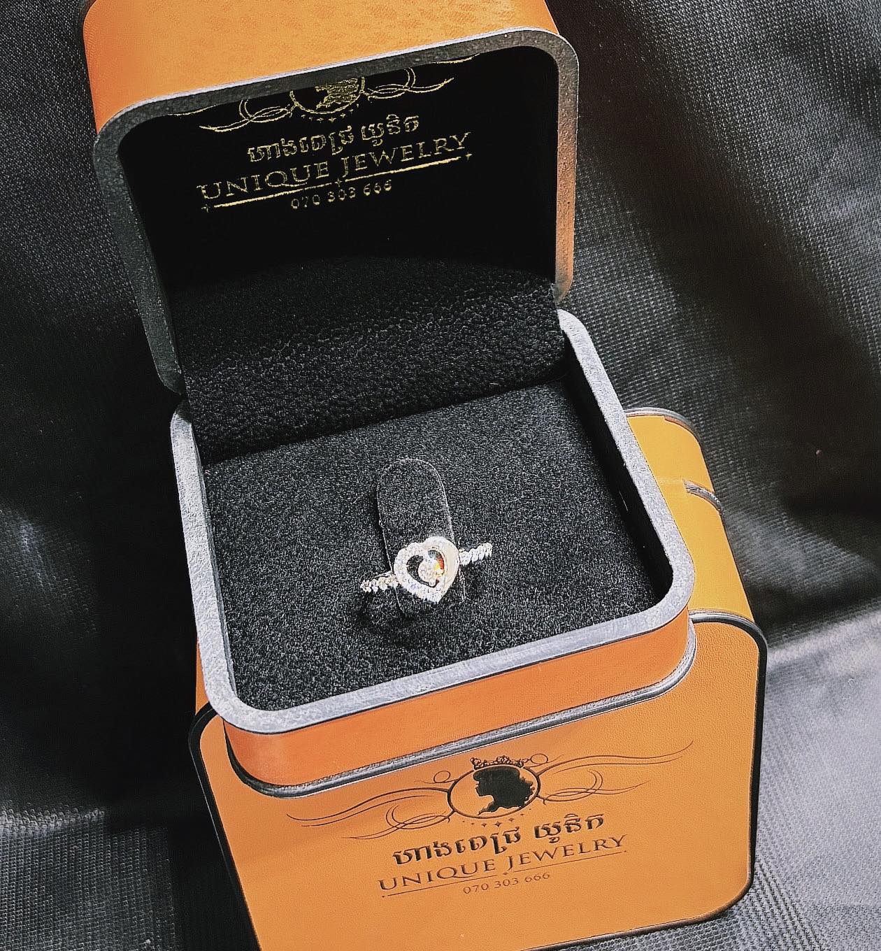 ហាងពេជ្រ យូនិក Unique Jewelry Facebook ad from Mar 15, 2026