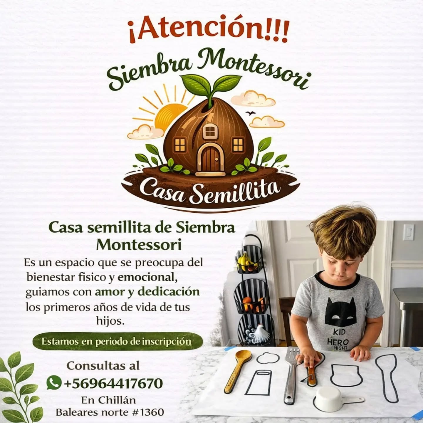 casaestudio.siembramontessori Facebook ad: En Casa Semillita de Siembra Montessori, los niños…