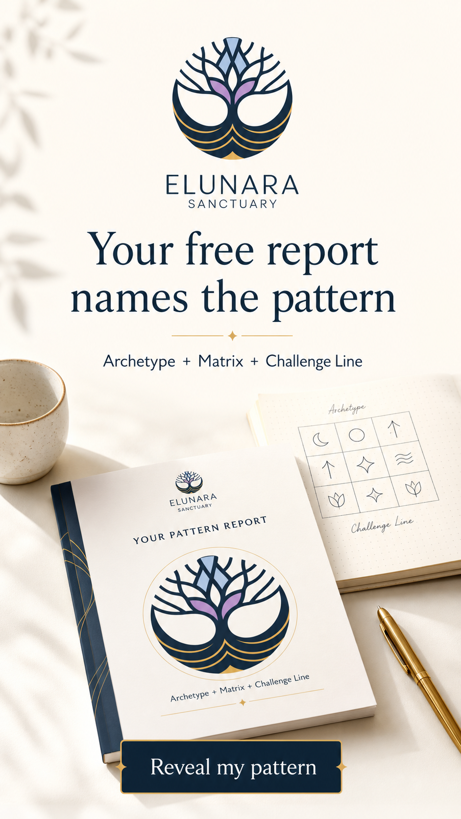 Elunara Sanctuary Facebook ad from Jul 30, 2026