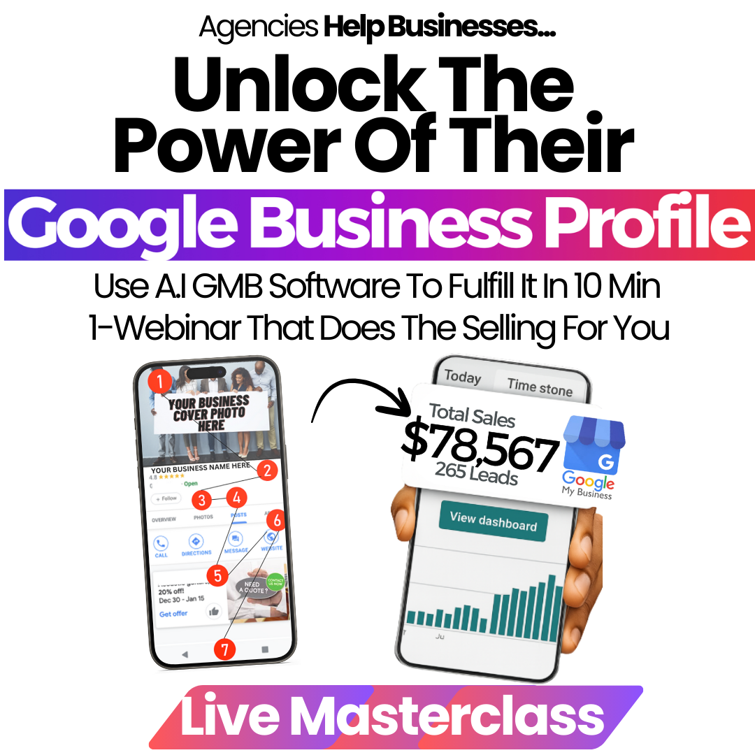 AJ Jomah Marketing Facebook ad: Clients With GMB, AI & One Webinar