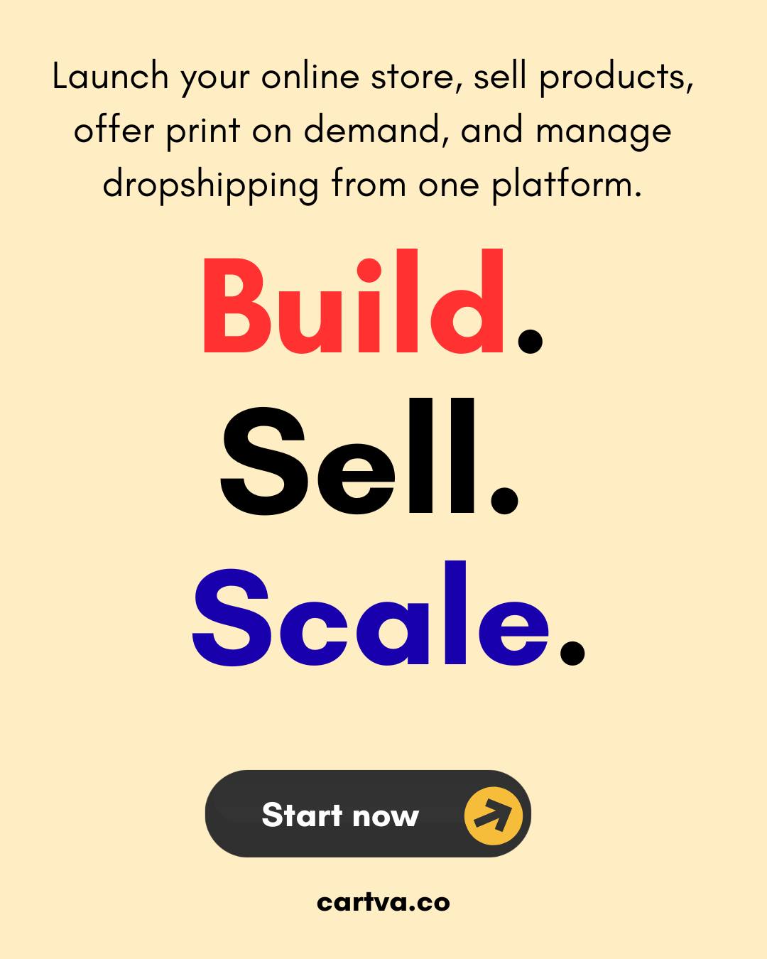 CartVa Facebook ad: Cartva: Online Store Builder, Print on Demand & Dropshipping
