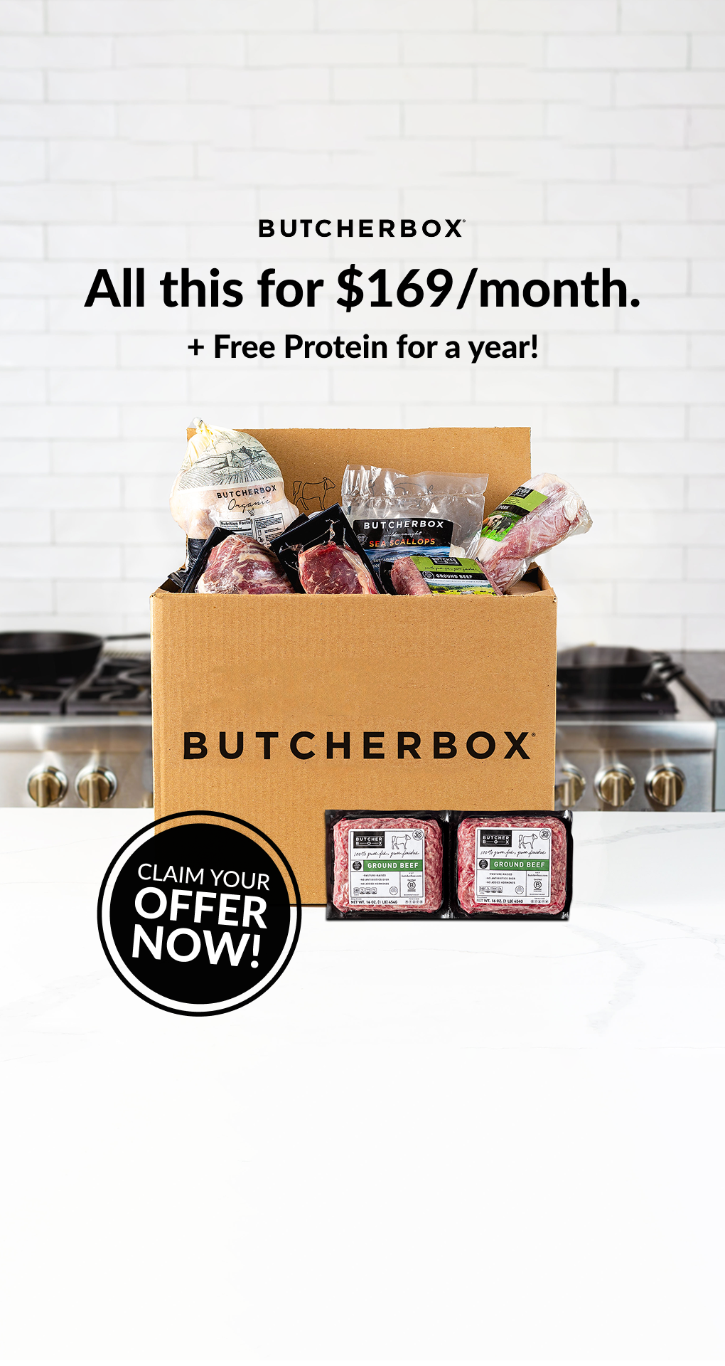 ButcherBox Facebook ad