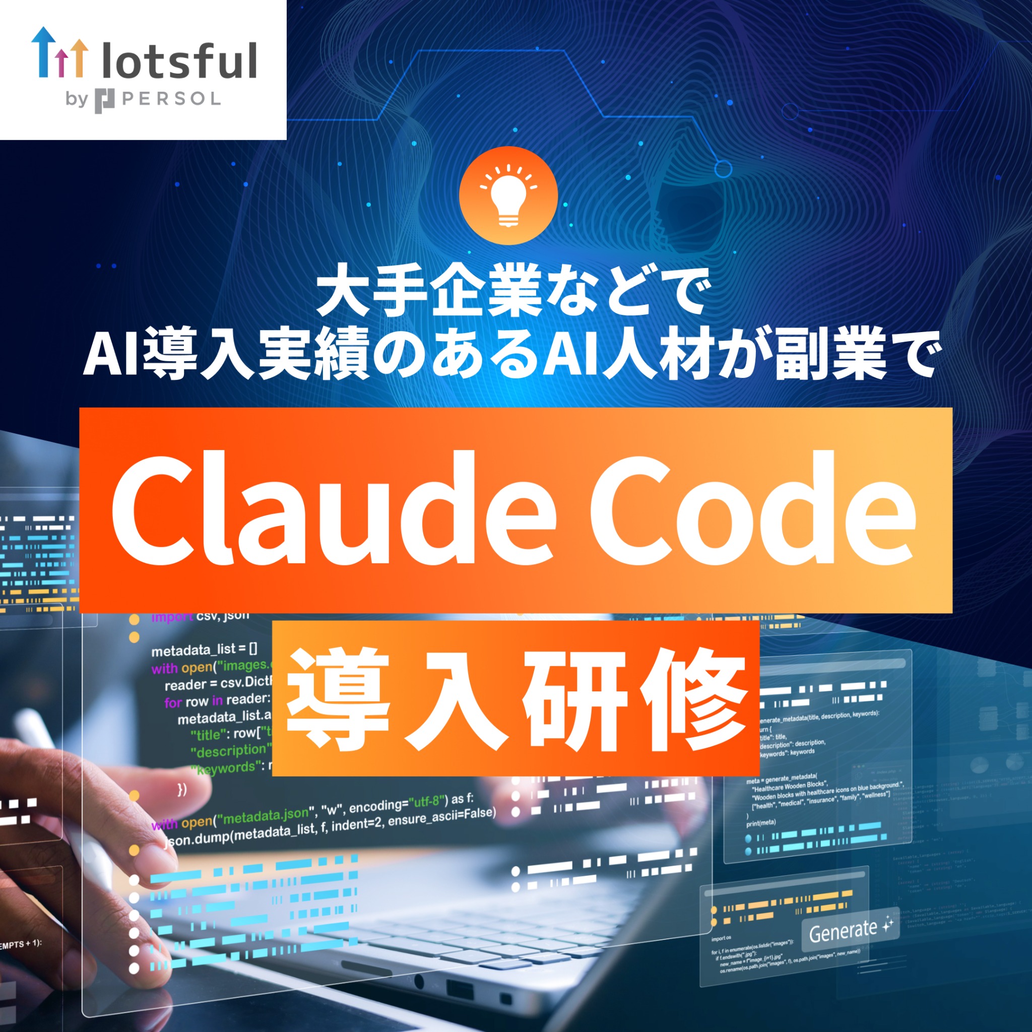 lotsful Facebook ad: 副業人材採用は lotsful
