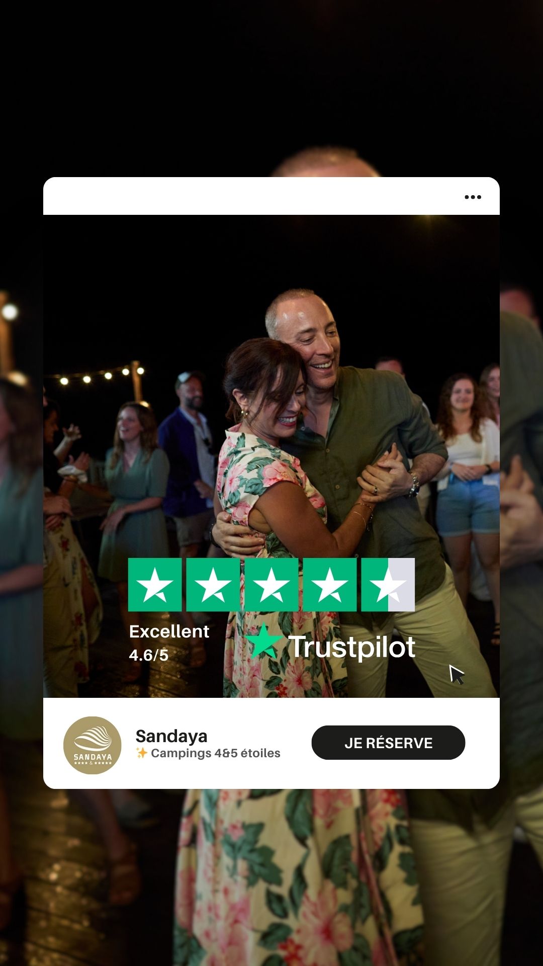 Campings Sandaya Facebook ad