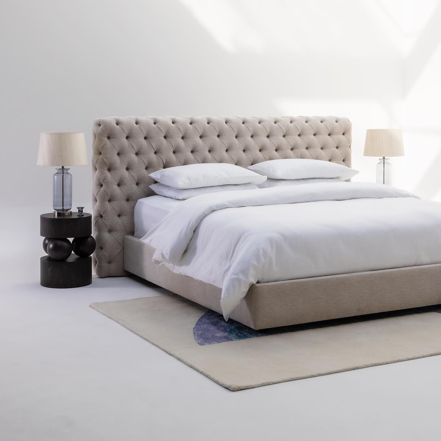 Sapsa Bedding Facebook ad: A touch of glamour to your bedroom.