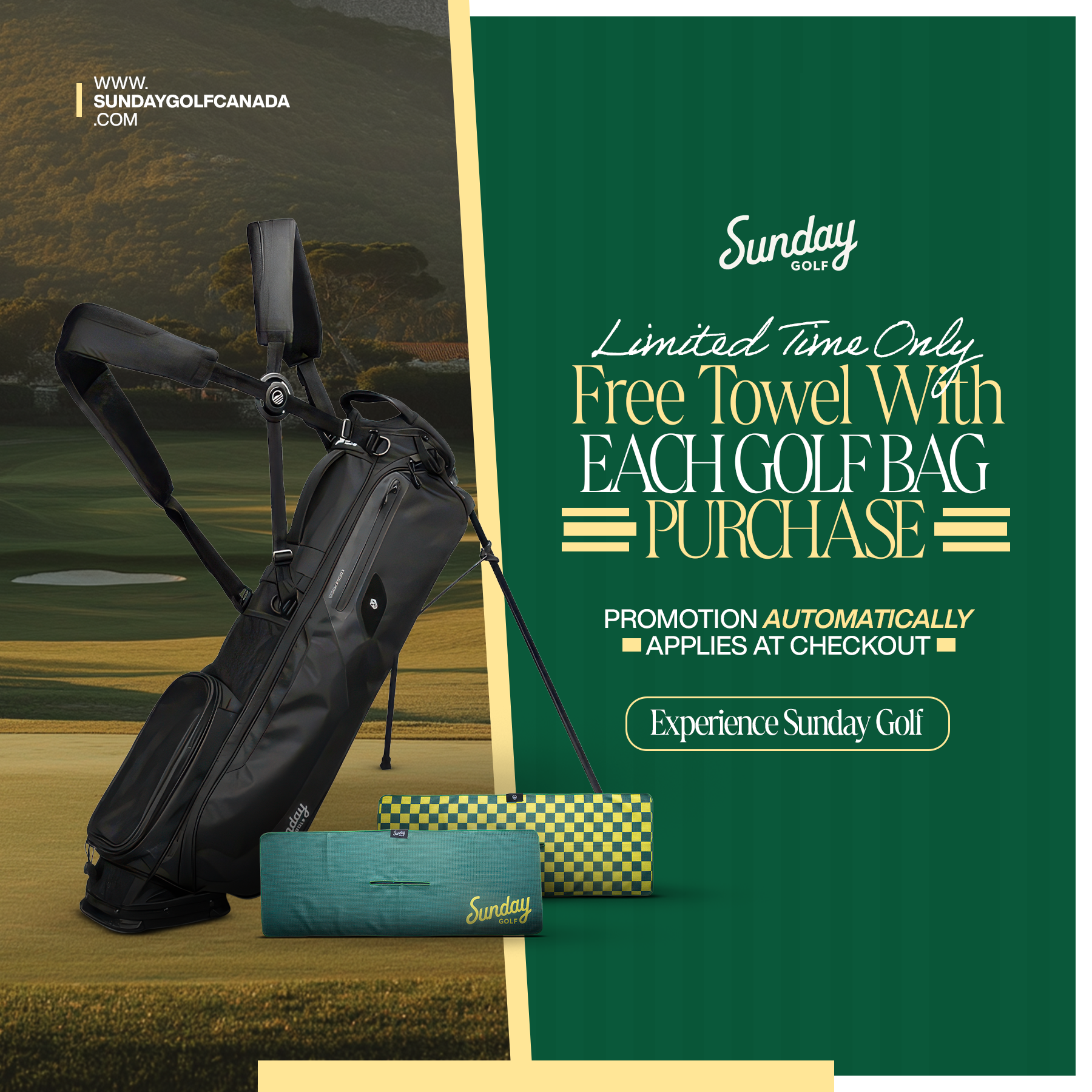 Sunday Golf Canada Facebook ad from Mar 4, 2026