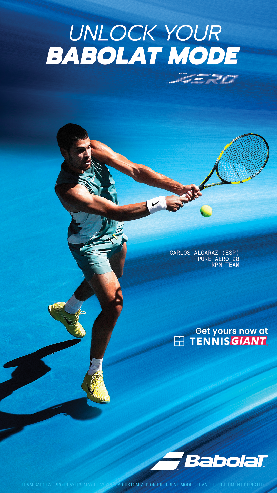 Tennis Giant Facebook ad