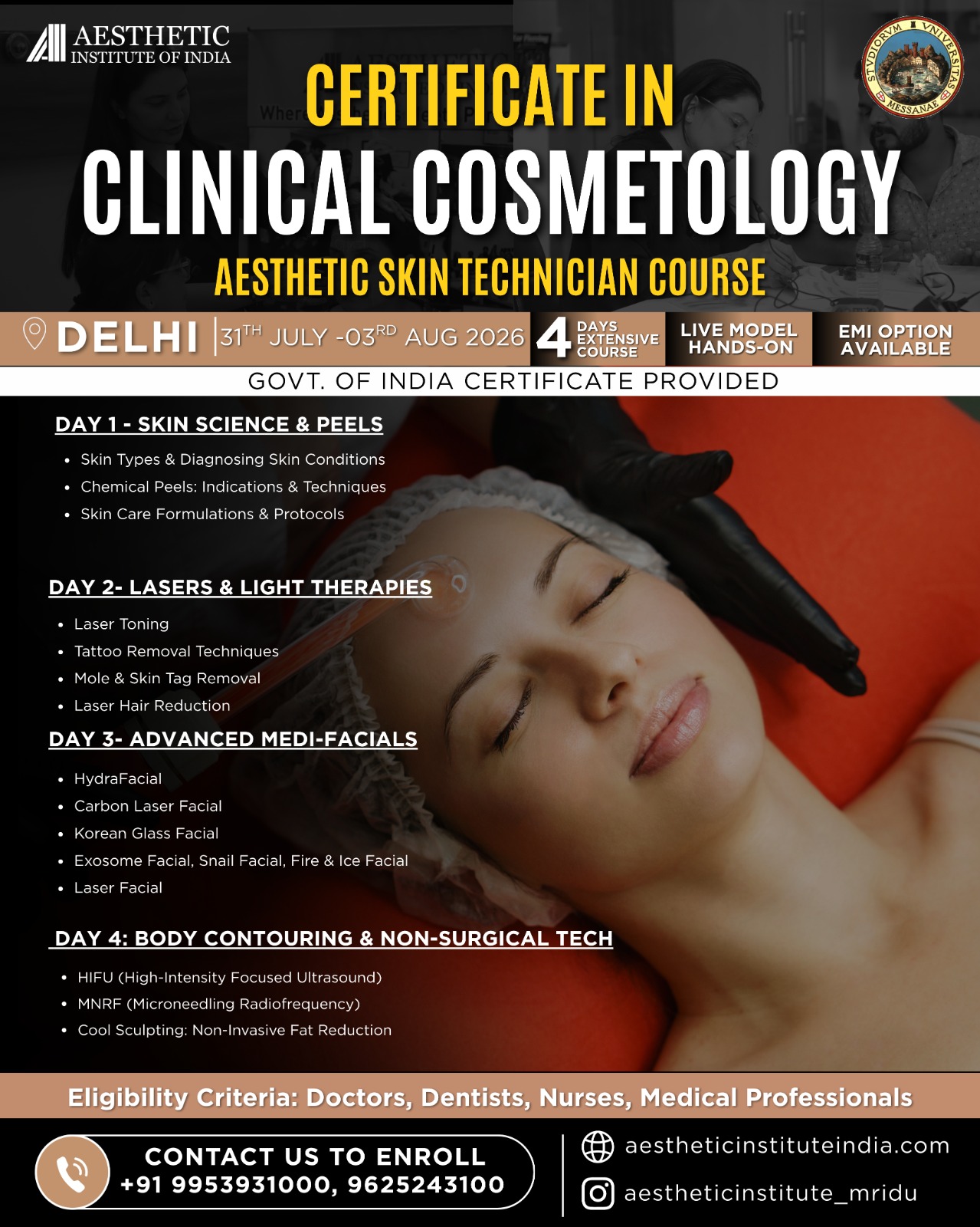 Aesthetic Institute of India Facebook ad