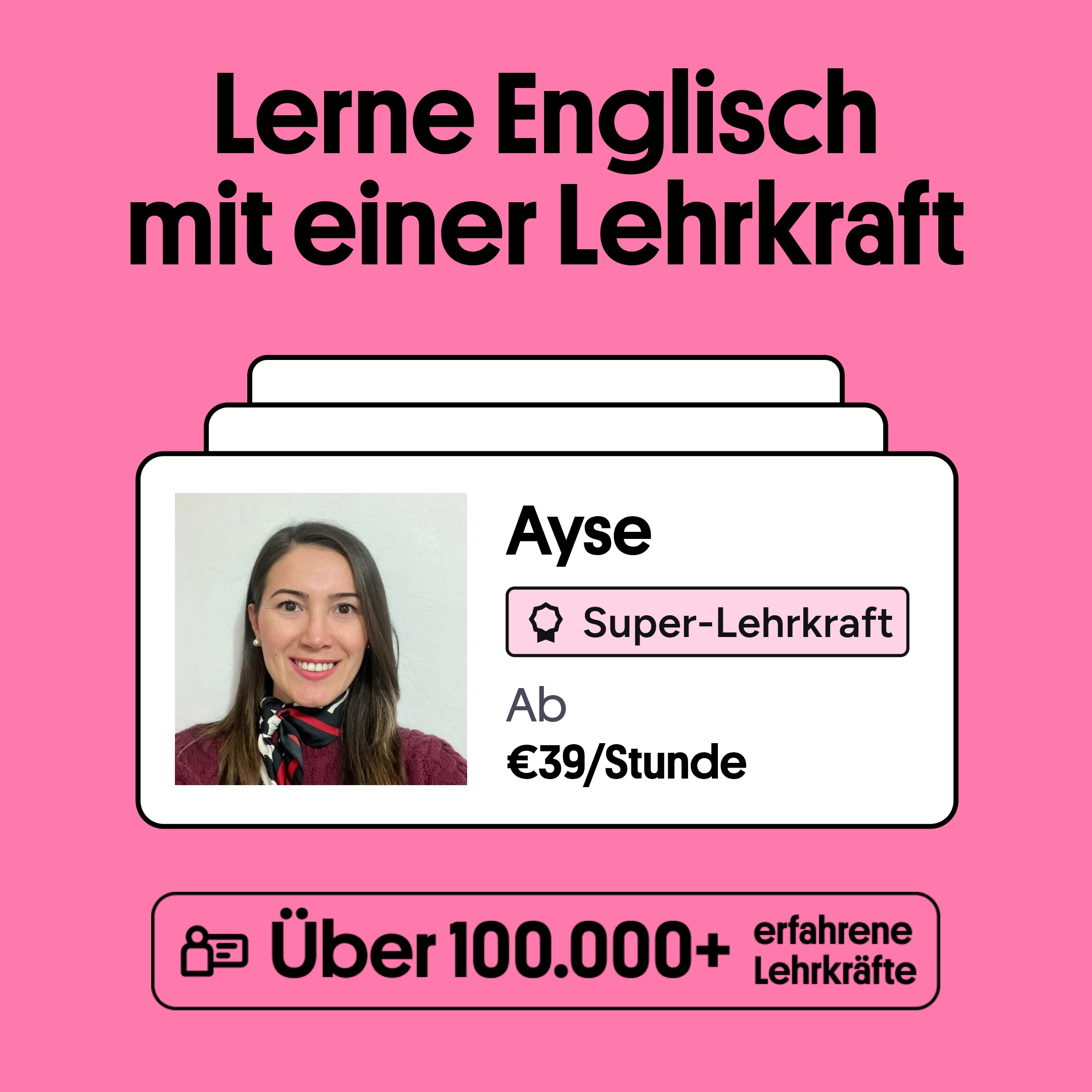 Preply Facebook ad