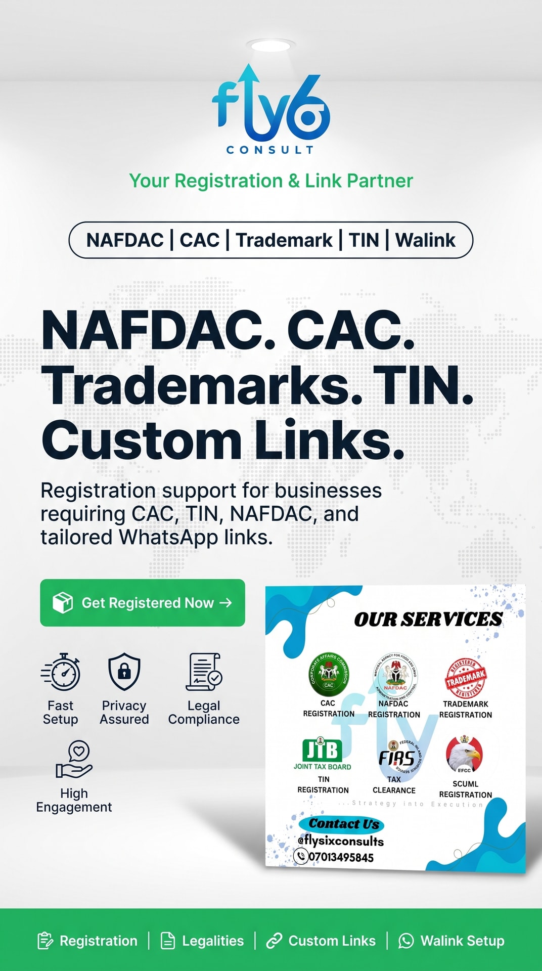 Nafdac Consultant Facebook ad: NAFDAC registration, CAC registration, Trademark registratio