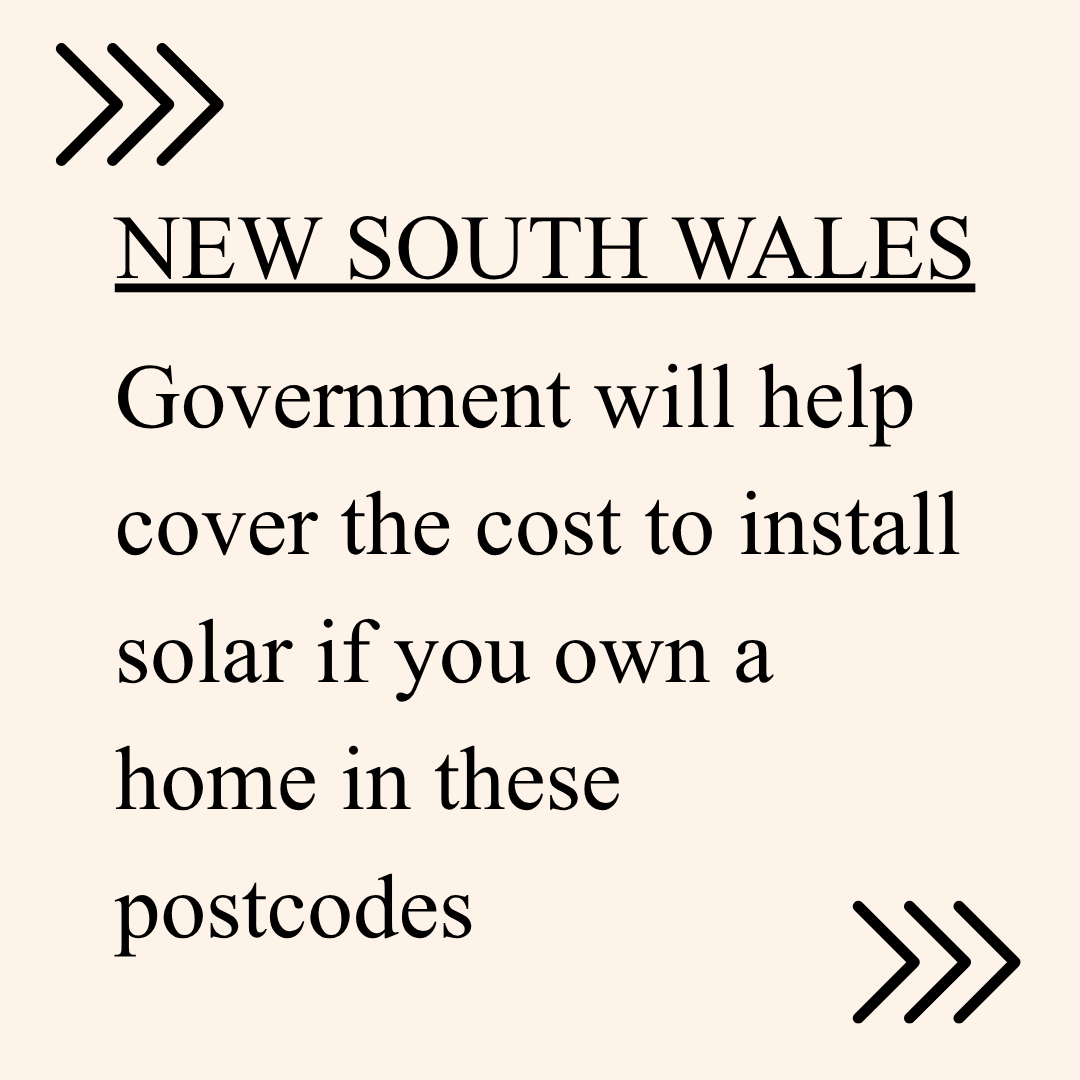 NSW Rebate Checker Facebook ad