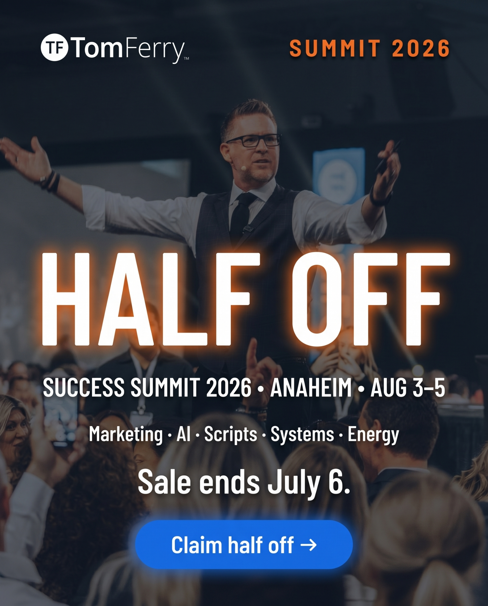 Tom Ferry Facebook ad