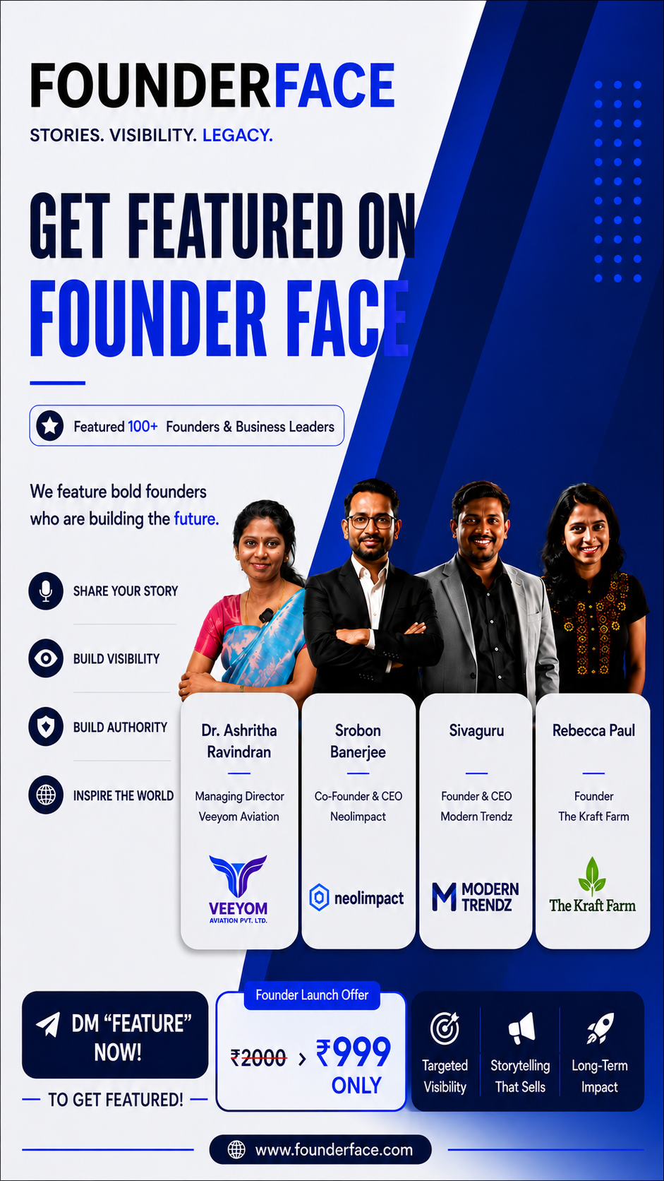 Founder Face Magazine Facebook ad from Jun 5, 2026