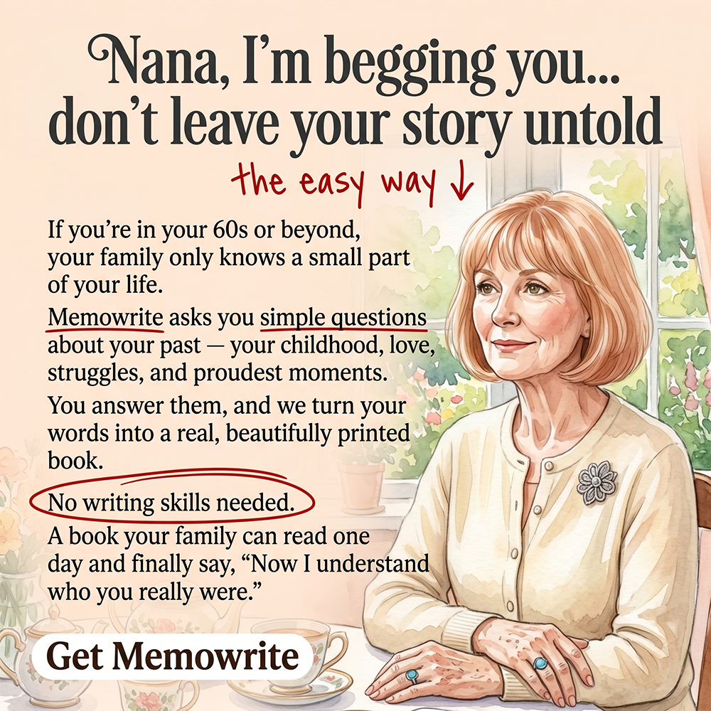Memowrite Facebook ad