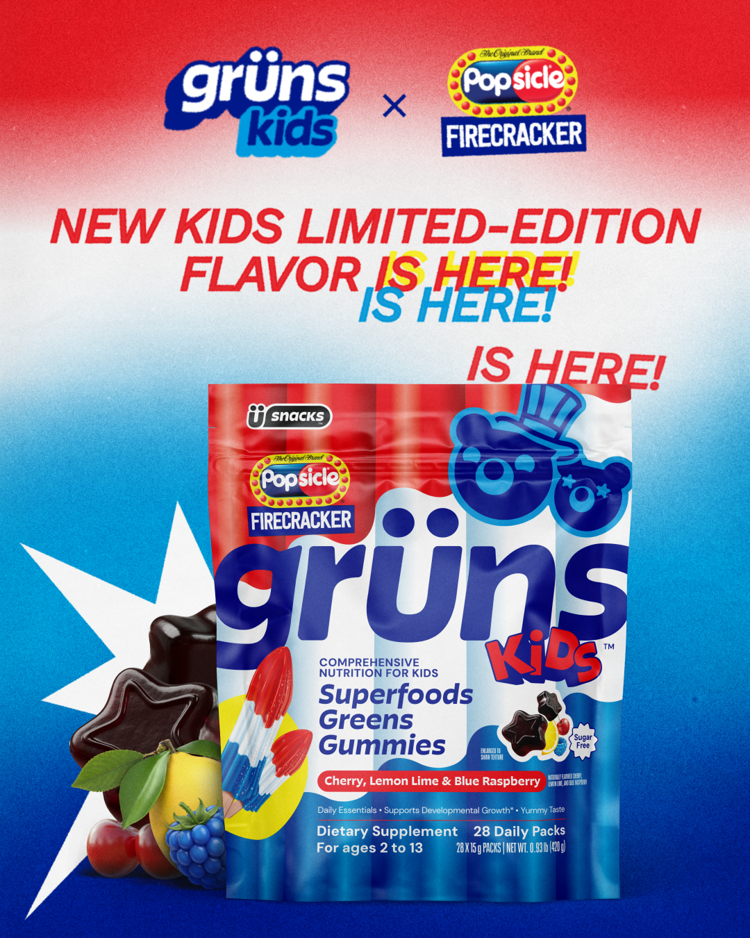 Grüns Kids Facebook ad