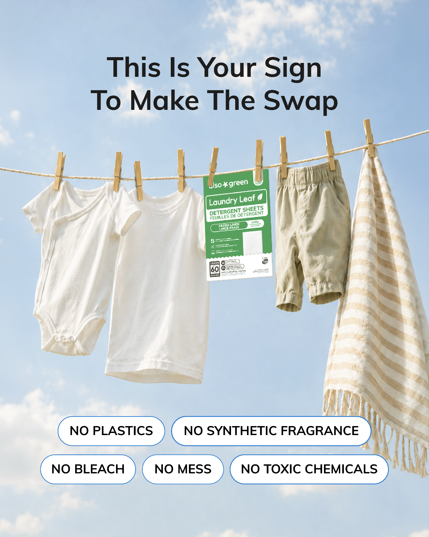 Also Green Facebook ad