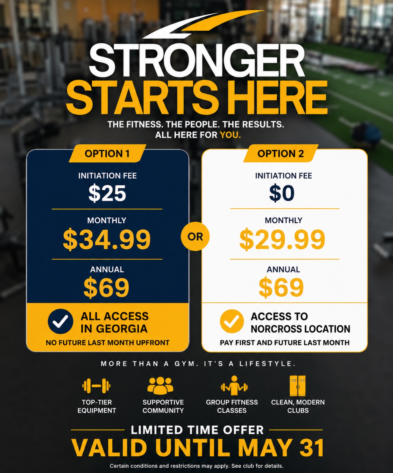 la.fitness.norcross.atlanta Facebook ad: LIMITED TIME MEMBERSHIP OFFERS!