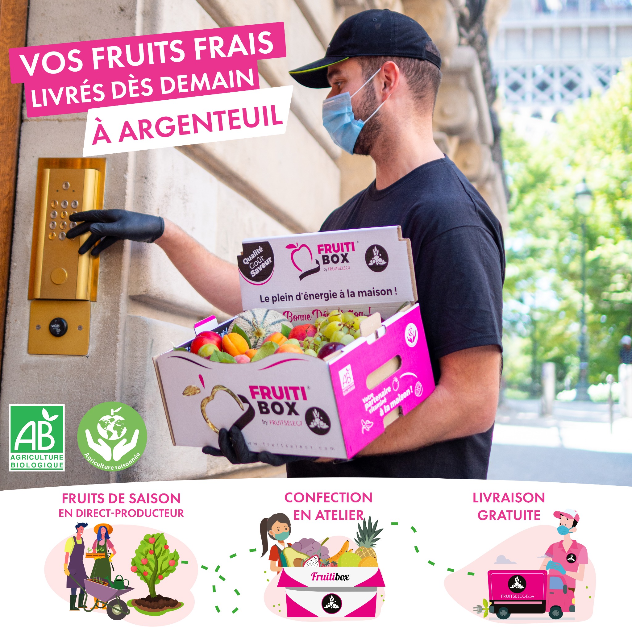 Fruitselect.com : livraison de corbeilles de fruits Facebook ad