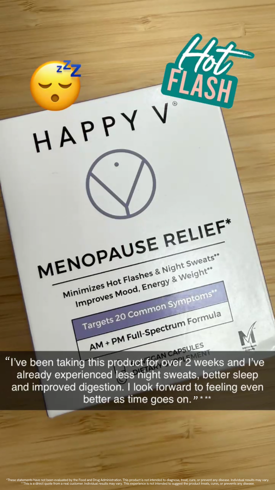 Happy V Facebook ad