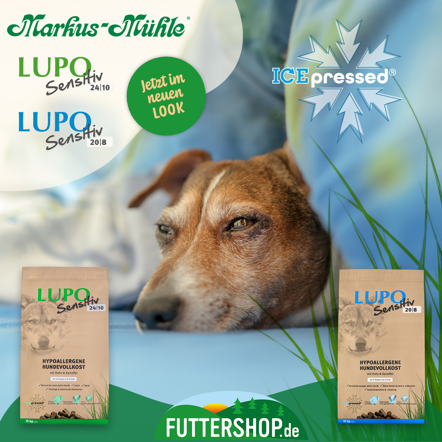 futtershop.de Facebook ad: LUPO SENSITIV: Für sensible Feinschmecker, jetzt im neuen…