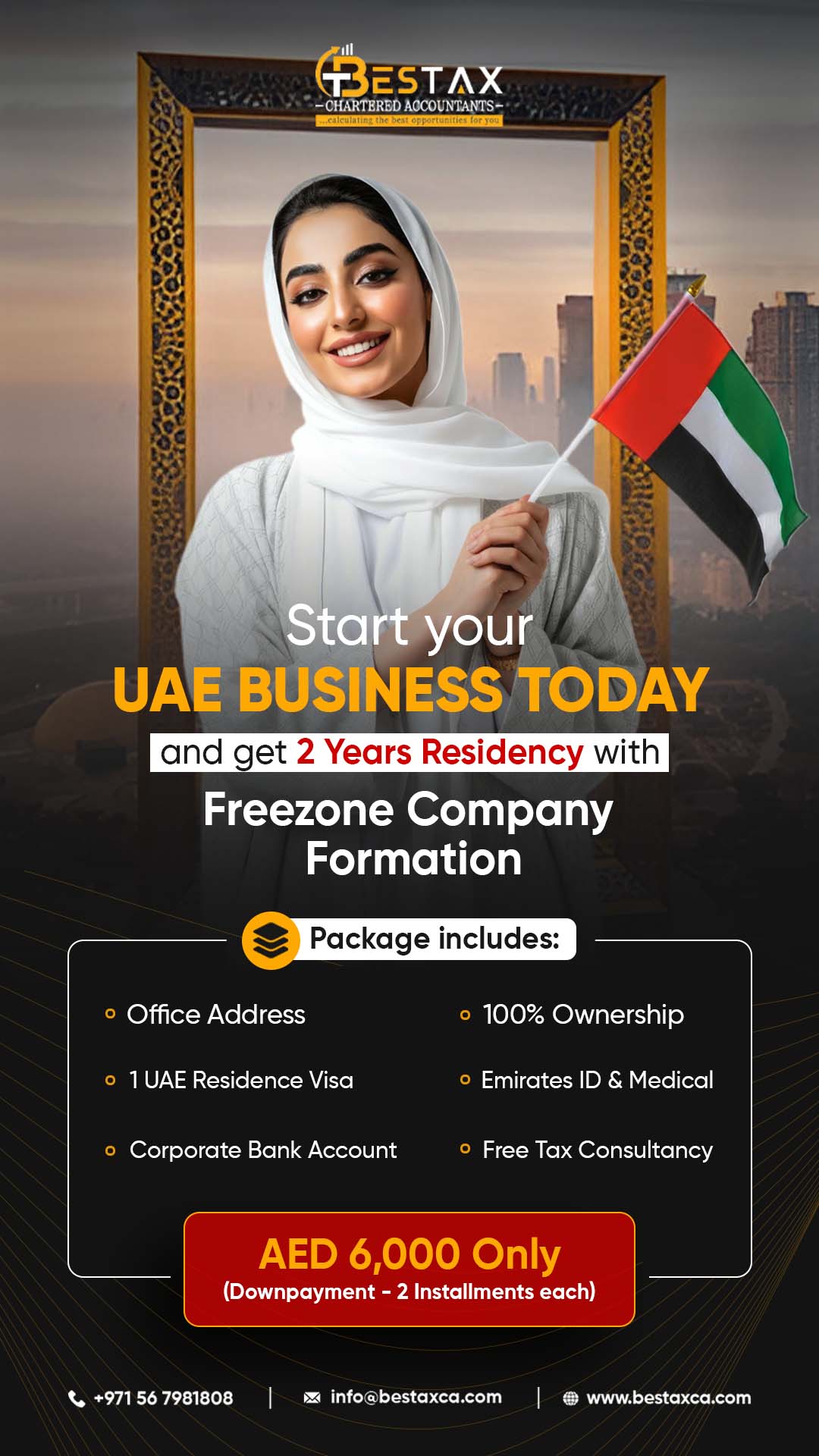 Bestax Chartered Accountants Facebook ad from Jun 4, 2026