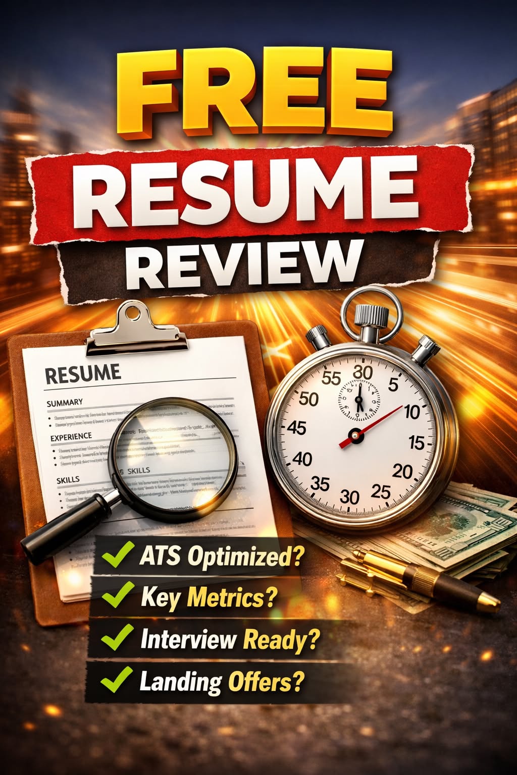 Empower Human Potential LLC Facebook ad: FREE RESUME REVIEW