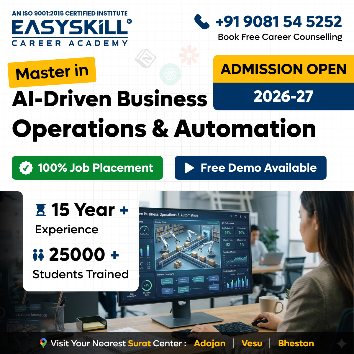 EasySkill Career Academy Facebook ad