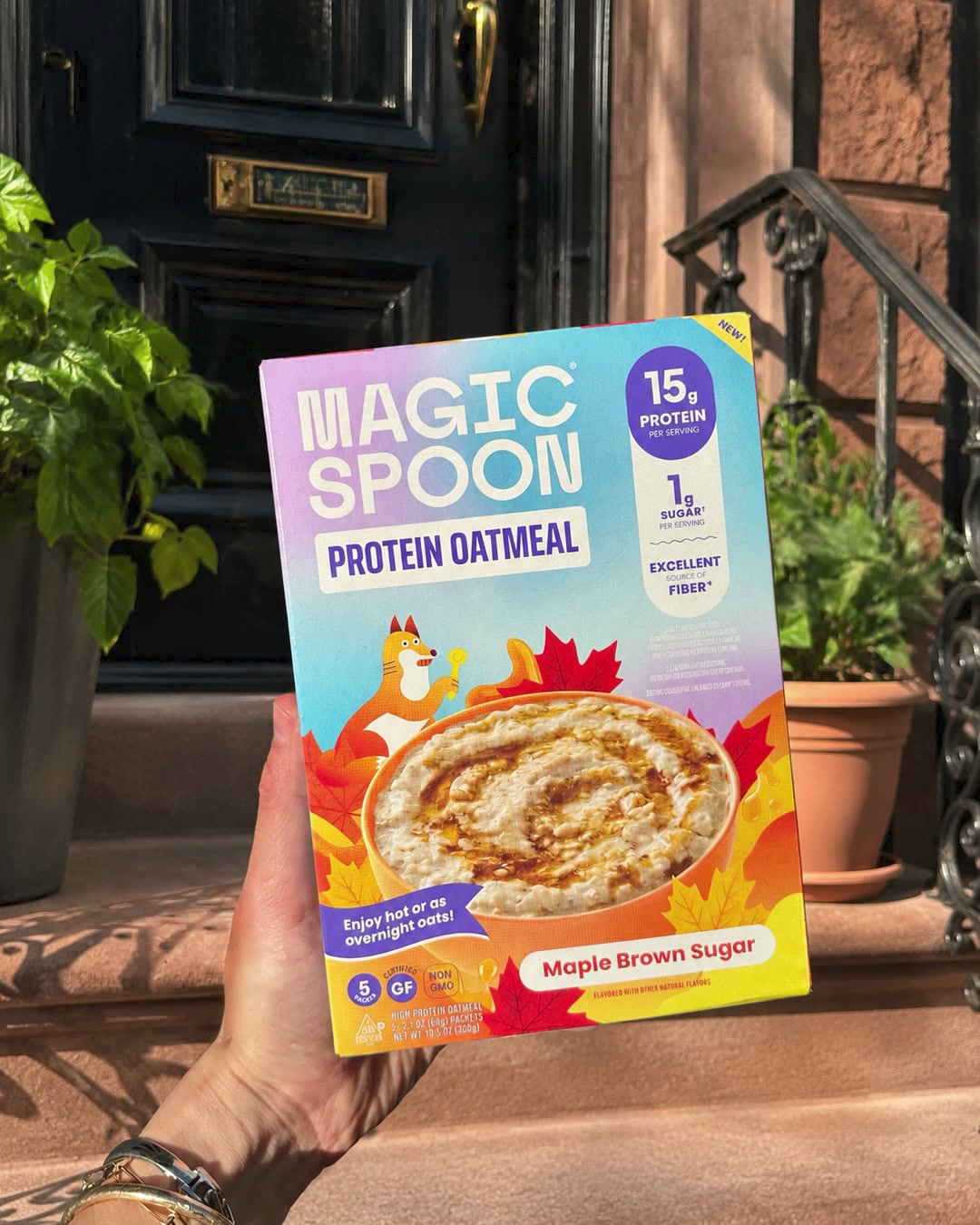 Magic Spoon Cereal Facebook ad: Breakfast With Benefits: Protein Oatmeal