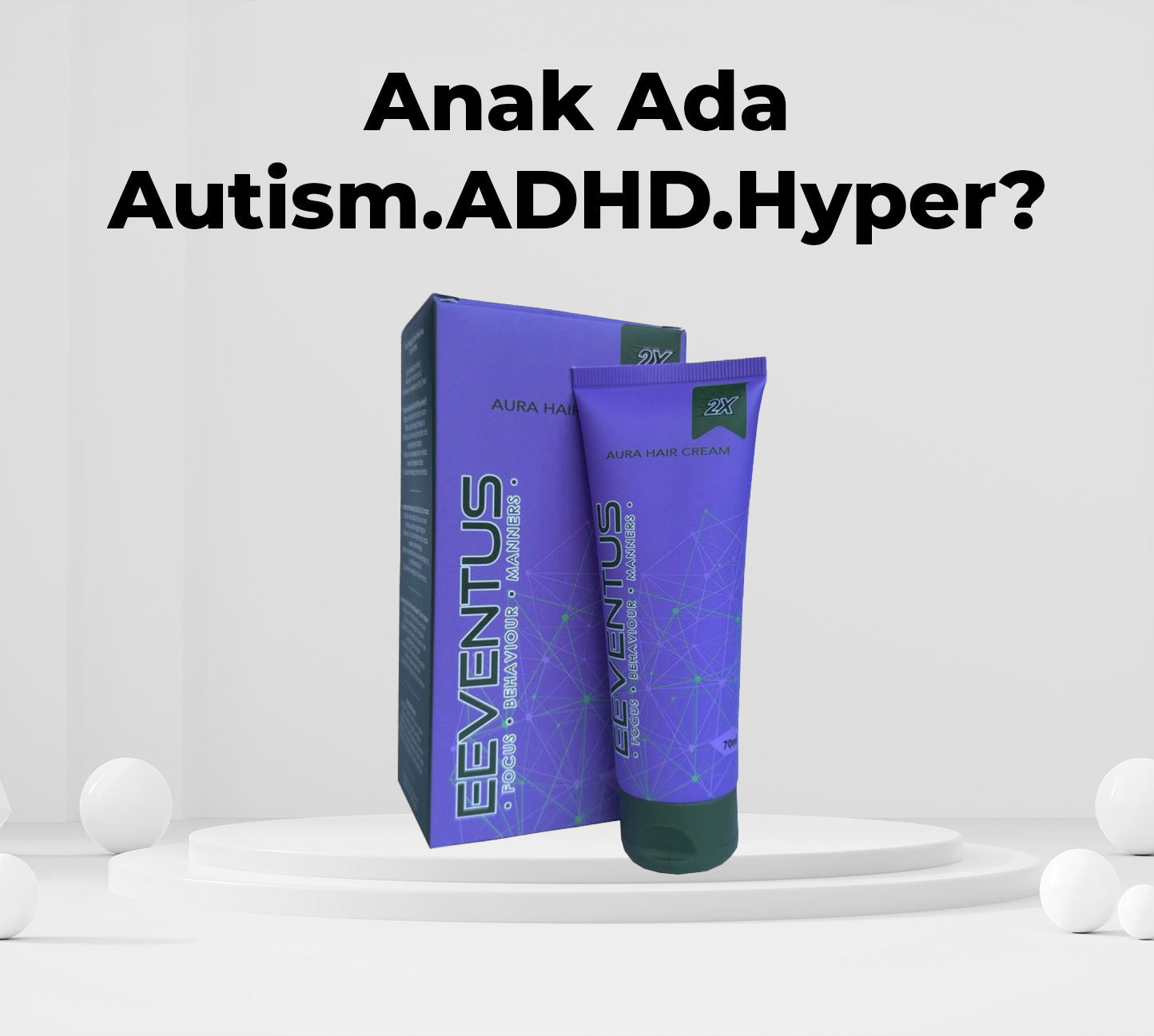 Eeventus MY Facebook ad: Eeventus Calming Cream bantu tenangkan sistem saraf anak…