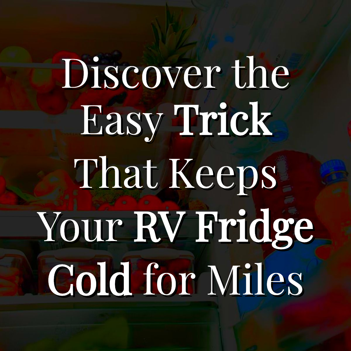 Vehicle Owner HQ Facebook ad: Stop Losing Food To A Warm RV Fridge