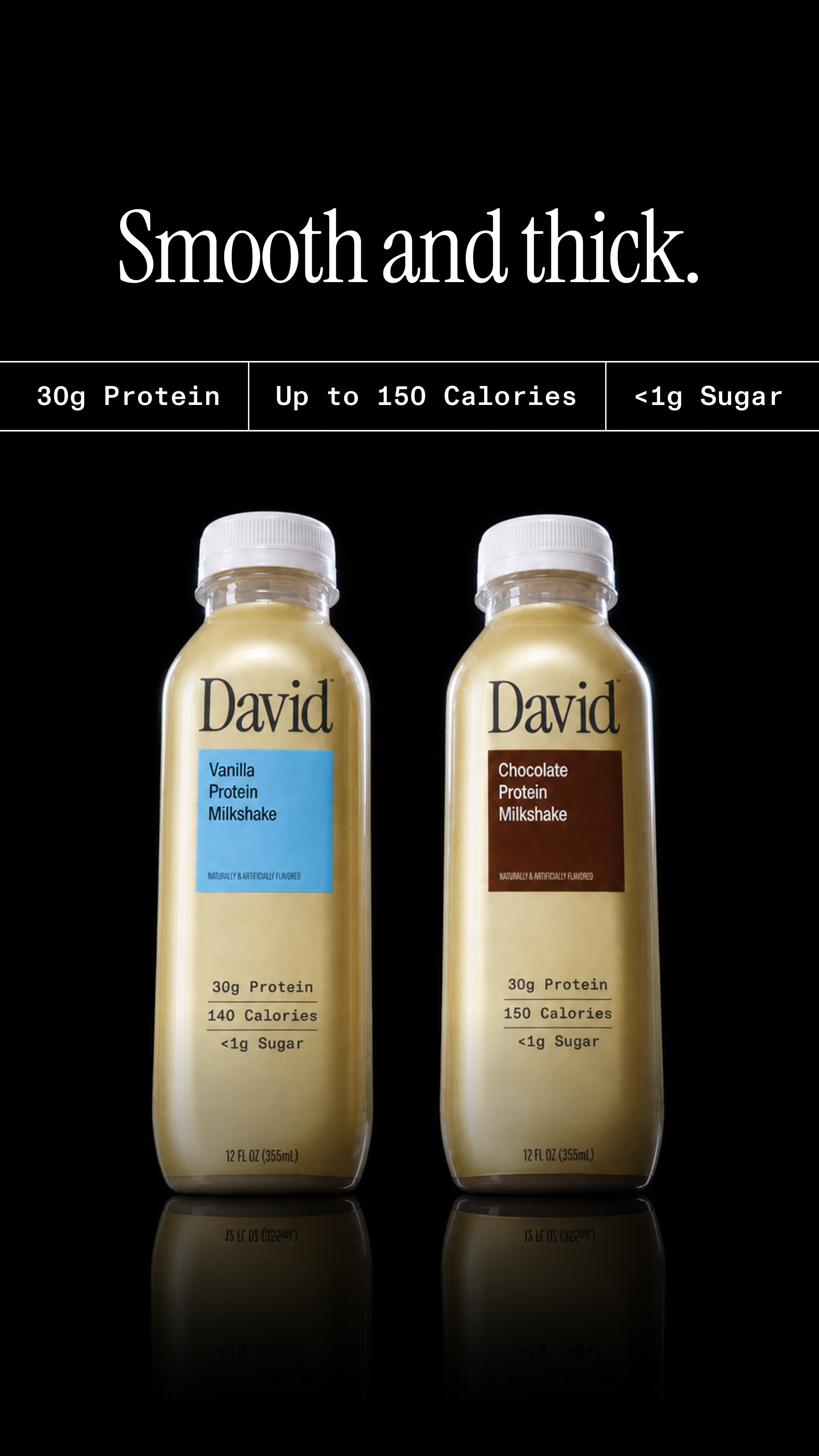 David Protein Facebook ad