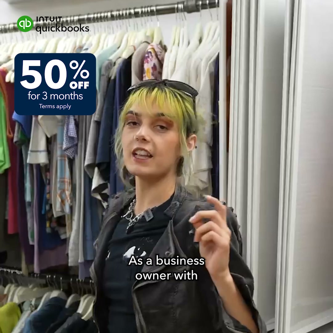 Intuit QuickBooks Facebook ad: Run your business smarter