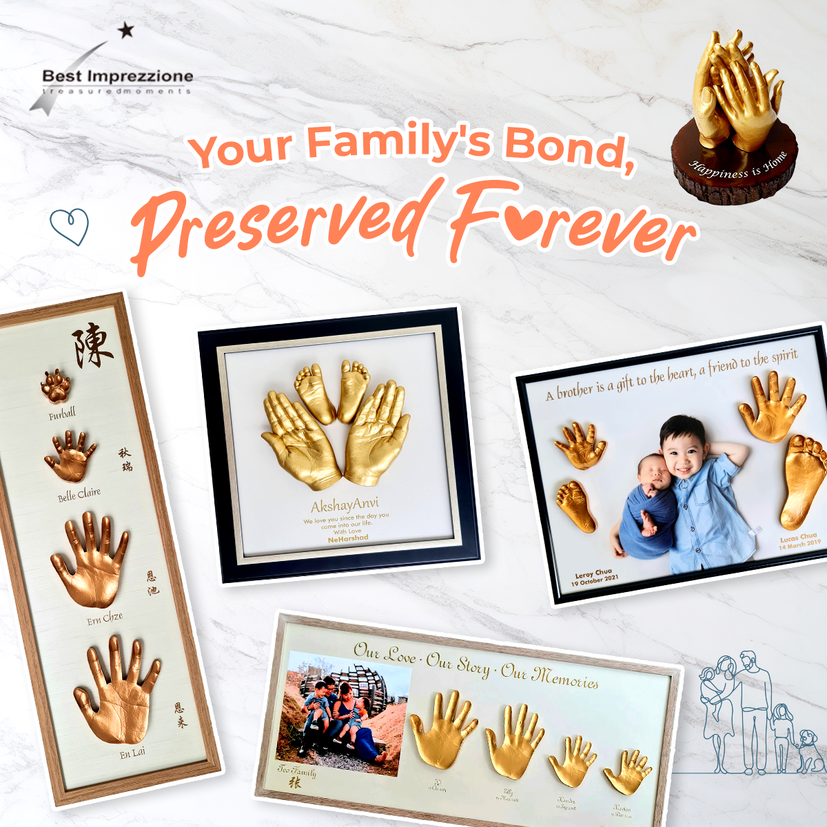 Best Imprezzione - 3D Baby Hand & Foot Casting/ Imprints Facebook ad