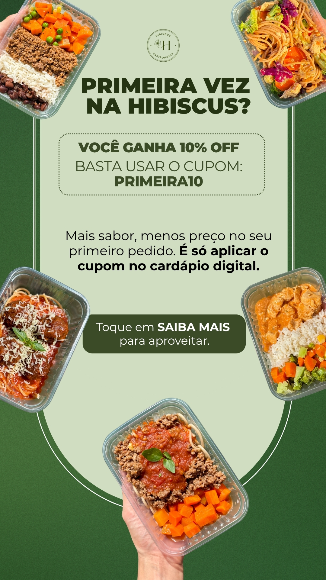 Hibiscus Gastronomia Facebook ad from Jul 10, 2025