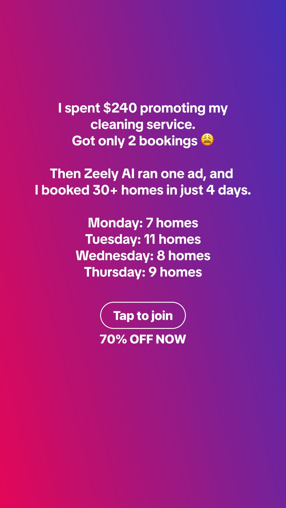 Zeely Facebook ad